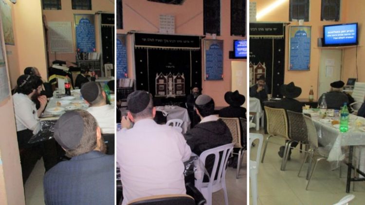 תל אביב • בישיבת חב"ד בפלורנטין התוועדו לכבוד ראש חודש